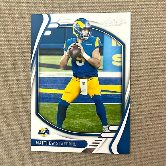 Mathew Stafford 2021 Panini Absolute Los Angeles Rams NFL Football Card Sports - Picture 1 of 2